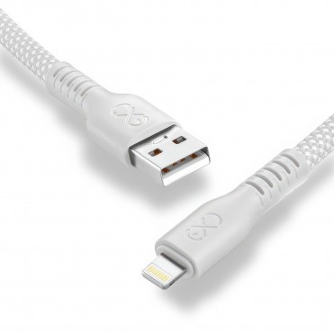 USB-A kabel med lightning...