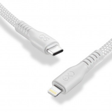 USB-C kabel med lightning...
