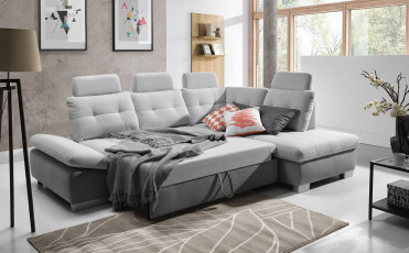 CREMONA Hjørnesofa med sovefunktion