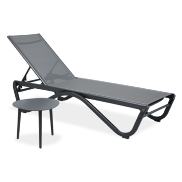AQUALIS Terrassesæt 1+1 GREY