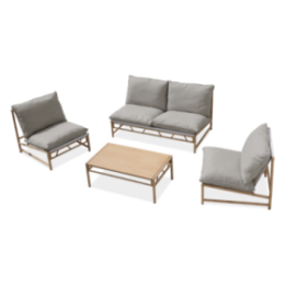 MAKANI CAFFE Haves&aelig;t Gr&aring;/Beige