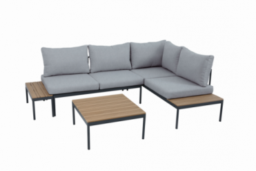 FREEMONT Hj&oslash;rnesofa Light Grey