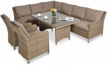 Polyrattan hjørnesofa...