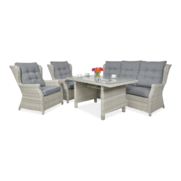 TRIVENTO DINING 3 White Grey