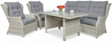 TRIVENTO DINING 3 White Grey