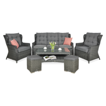 Polyrattan loungesæt...