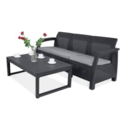 Altansæt CORFU LOVE SEAT MAX/LYON Graphite