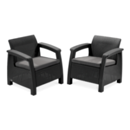 CORFU DUO Havemøbler Graphite