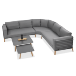 RADISSON CAFFE Havehjørnesofa Grey