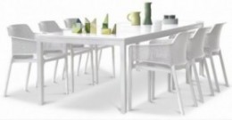 NET/RIO Havemøbelsæt 6/140 Bianco