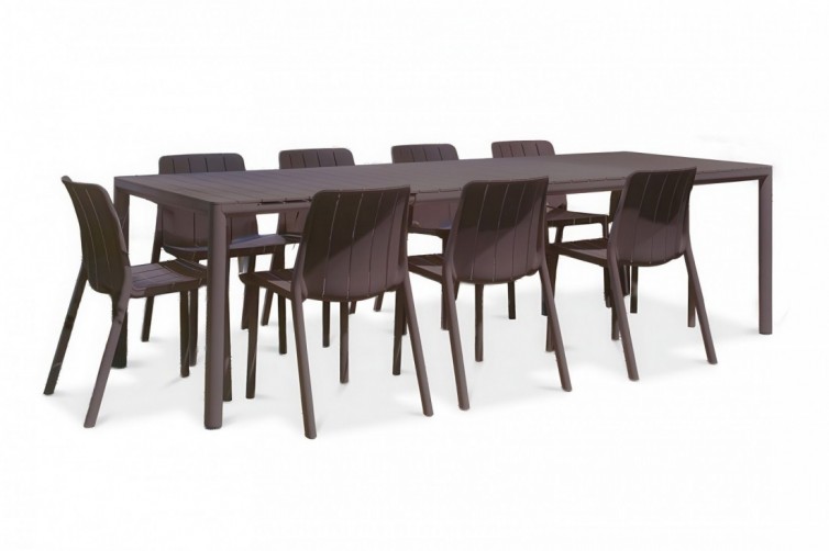TIBERINA BISTROT/TEVERE 210 8+1 Altanmøbler Terra
