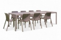 TIBERINA BISTROT/TEVERE Altanmøbler 210 8+1 Tortora