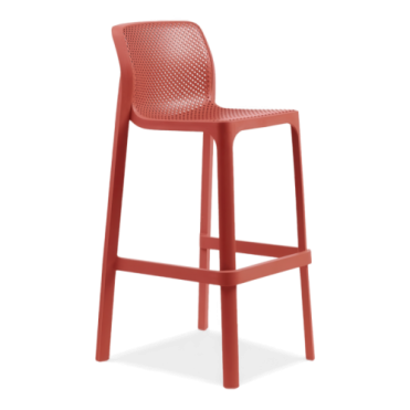 NET STOOL Barstol Corallo
