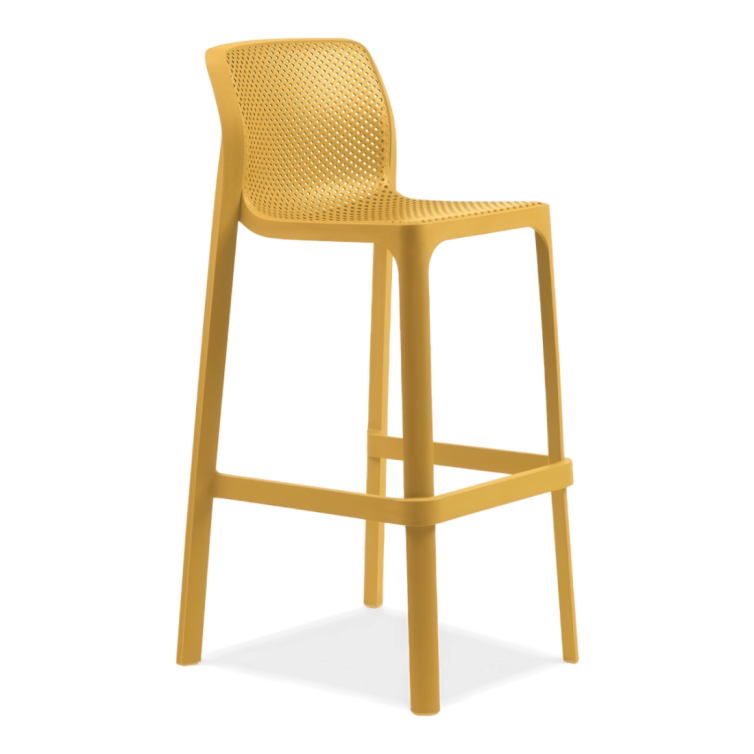 NET STOOL Barstol Senape