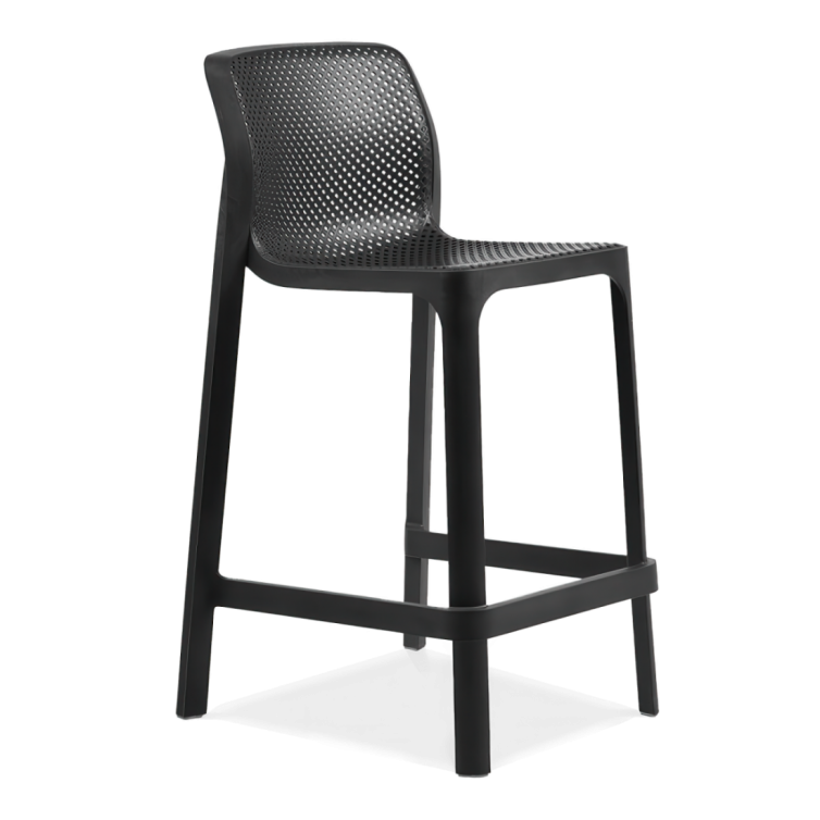 NET STOOL MINI Barstol Antracite