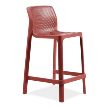 NET STOOL MINI Barstol Corallo