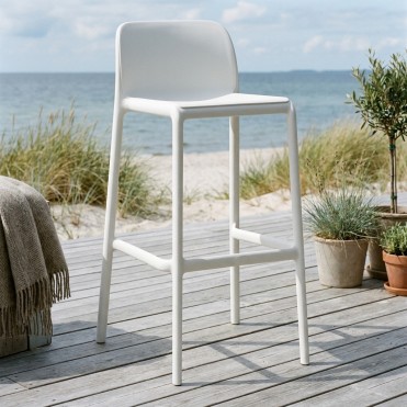 FARO Barstol Bianco