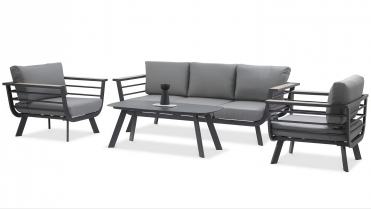 ASPEN CAFFE Havemøbelsæt Grey