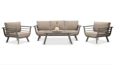 ASPEN CAFFE Havesæt Taupe