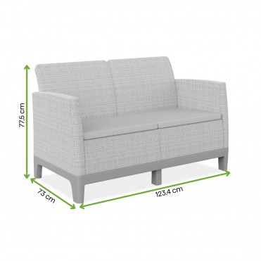 SCANDI FORMA II Sofa Pebble...