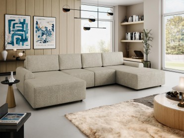 EUGENA U-Sofa med sovefunktion