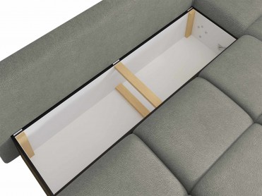 BASS Chaiselong sofa med...