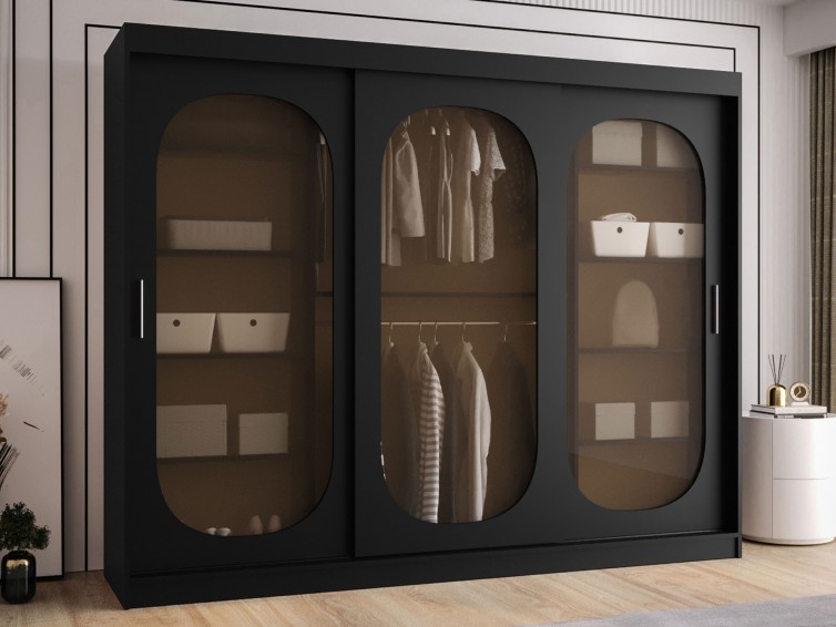 COLTON Garderobeskab med skydelåger