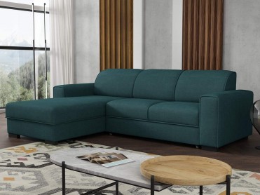 LUIS Sofa med chaiselong -...