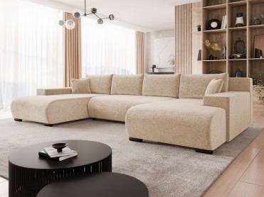KOMODO U-Sofa med sovefunktion