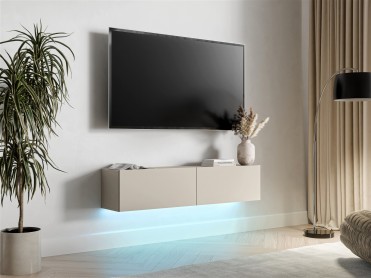 COLO TV Bord v&aelig;gh&aelig;ngt LED-lys
