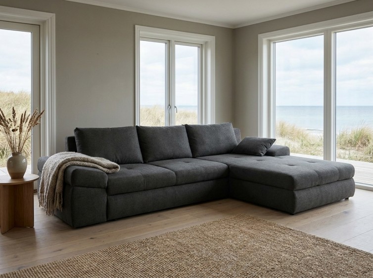 BONO Sofa med bred chaiselong