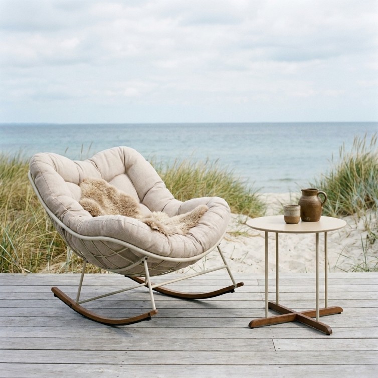 RONDA Terrassesæt 1+1 Light Beige