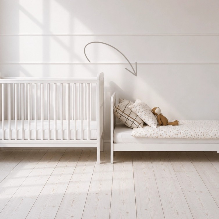 Woodies CLASSIC BED - 2 i 1 tremmeseng