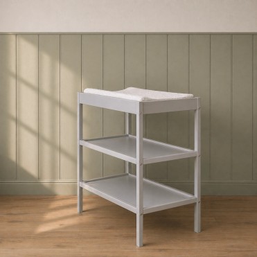 Puslebord/Reol med 2 hylder...