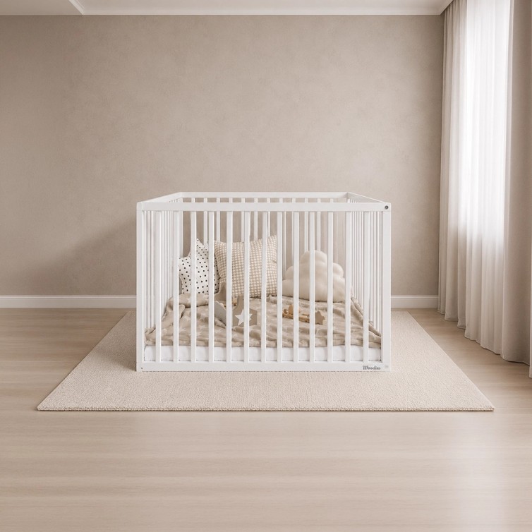 Woodies PLAYPEN kravlegård - white