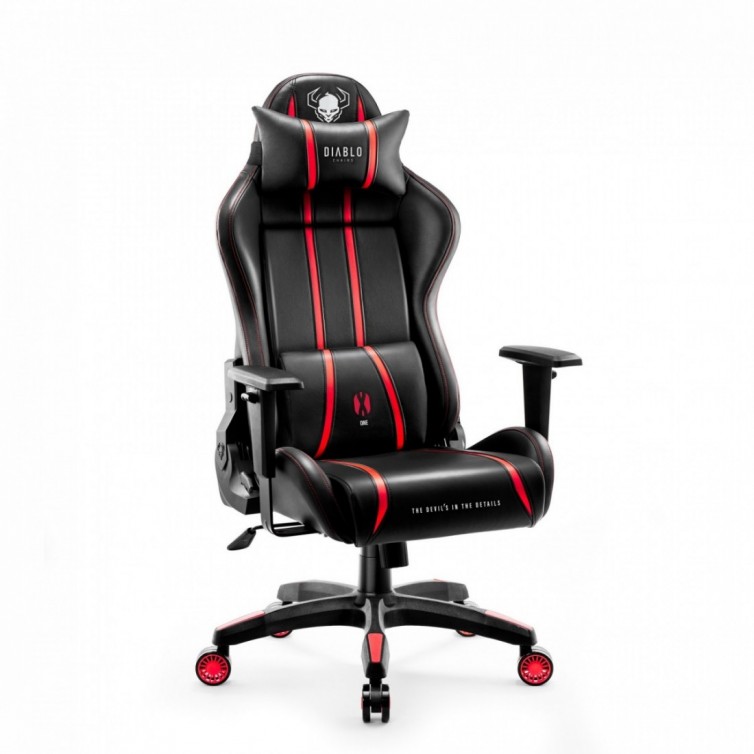 Diablo X-One 2.0 Gamingstol Normal Size, sort-rød