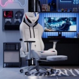 Diablo X-Ray 2.0 Gamingstol King Size, hvid-sort