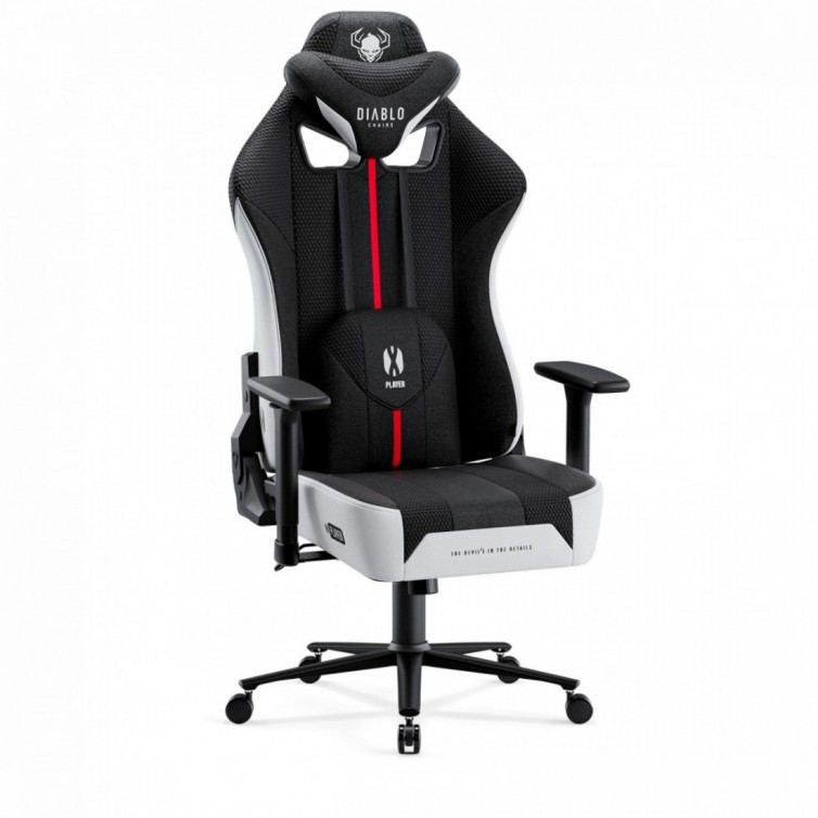Diablo X-Player 2.0 Gamingstol King Size, hvid-sort