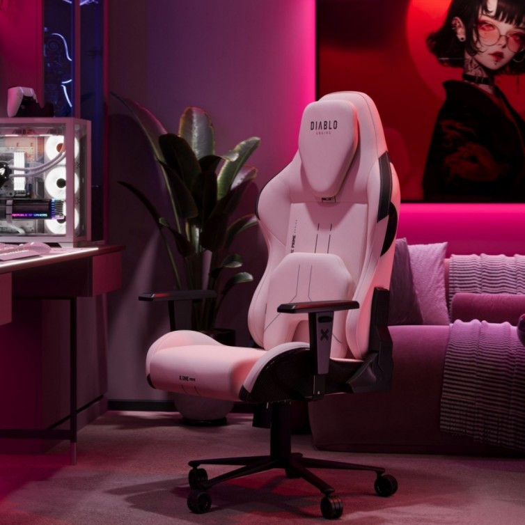 Diablo X.One Prime Gamingstol Normal Size, Akira Pink
