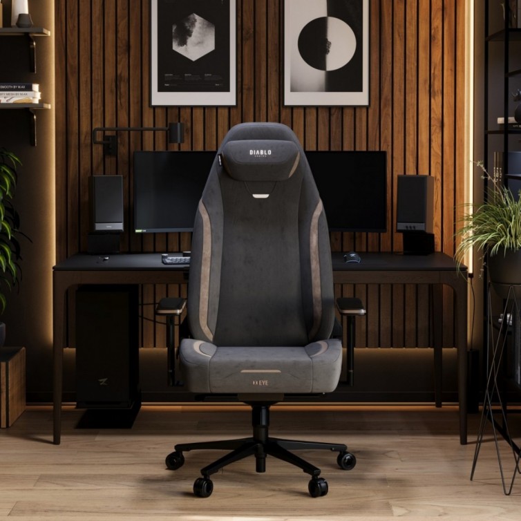 Diablo X-Eye 2.0 Gamingstol Normal Size, Soft Black
