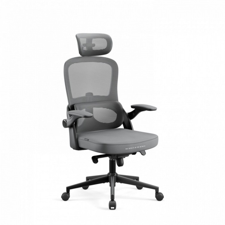 Diablo V-Light Ergonomisk kontorstol, grå
