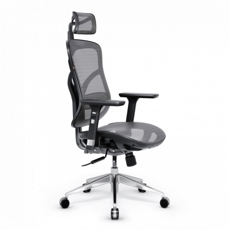 Diablo V-Basic Ergonomisk kontorstol, sort-gr&aring;