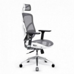 Diablo V-Basic Ergonomisk kontorstol, hvid-grå