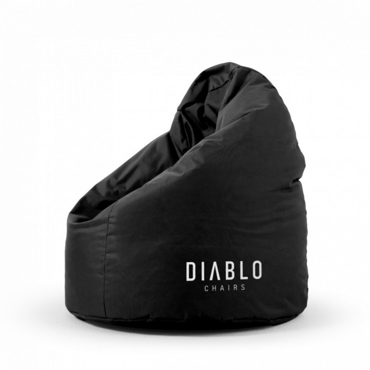 Sækkestol til børn fra Diablo Chairs, sort