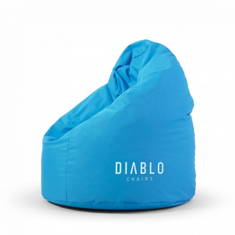 Sækkestol til børn fra Diablo Chairs, blå