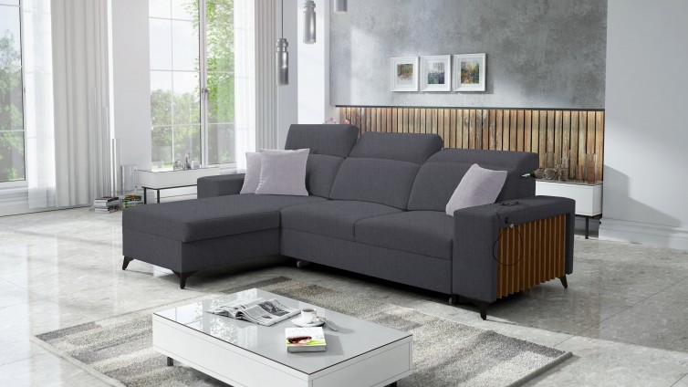 BARTONE Sofa med chaiselong - Outlet