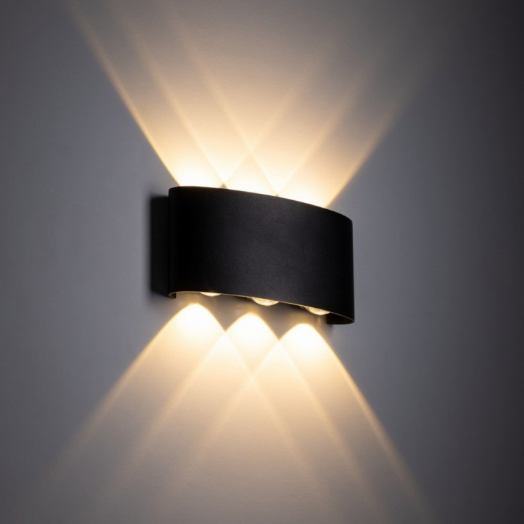 ARROW udendørs LED-væglampe – sort