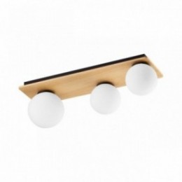 BIANCA WOOD loftlampe med 3 lyskilder