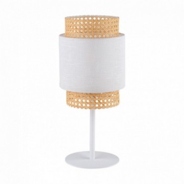 BOHO bordlampe &ndash; hvid