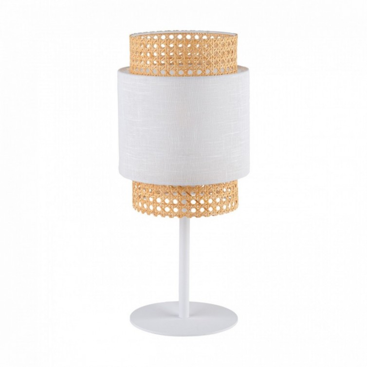BOHO bordlampe – hvid